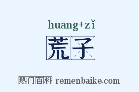 荒子是什么意思的图片